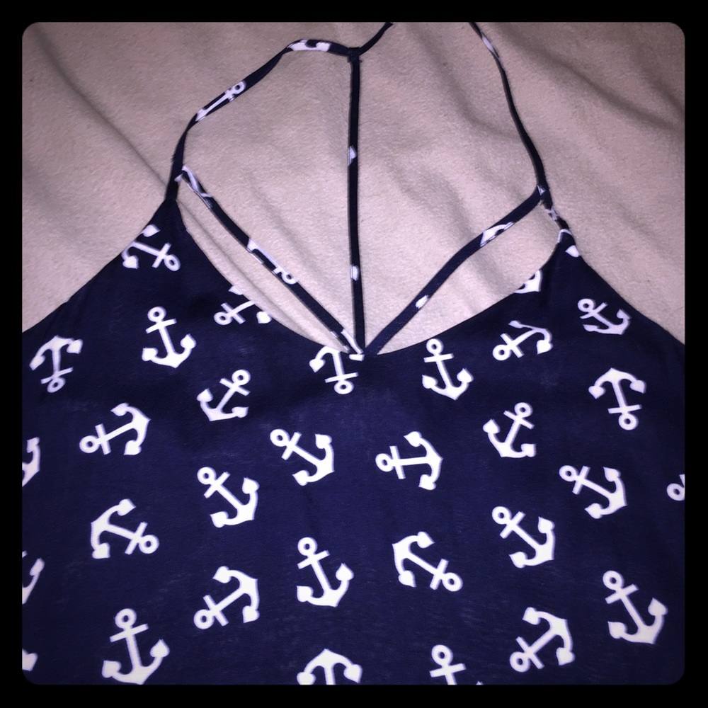 Anchor chiffon top.